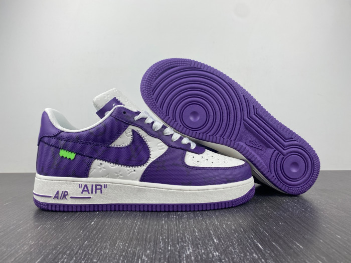 l**isV*t*n x nike air force lv purple 20230213