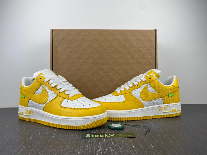 l**isV*t*n x nike air force lv yellow 20230213