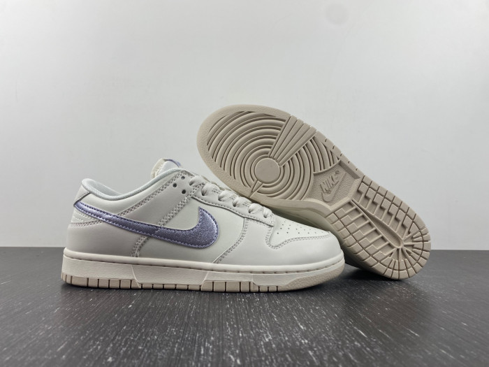 nike dunk low ess sail oxygen purple (women