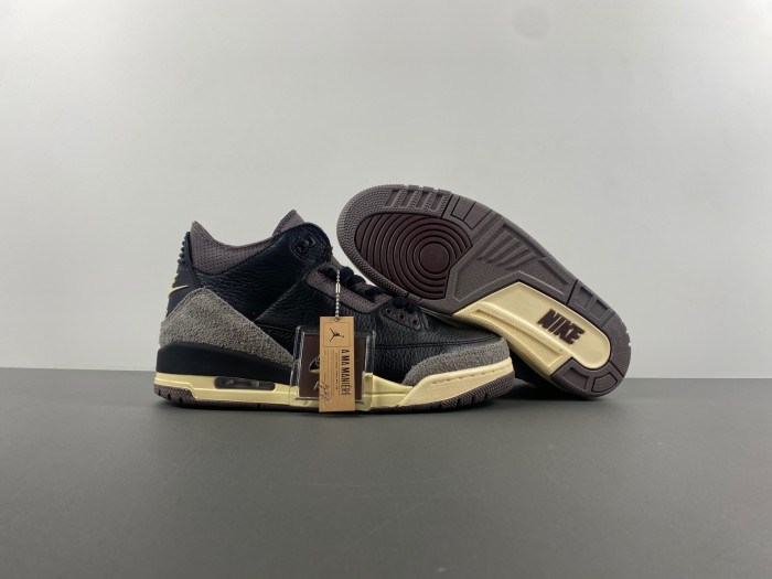 a ma maniere x air jordan 3 “black” fz4811-001