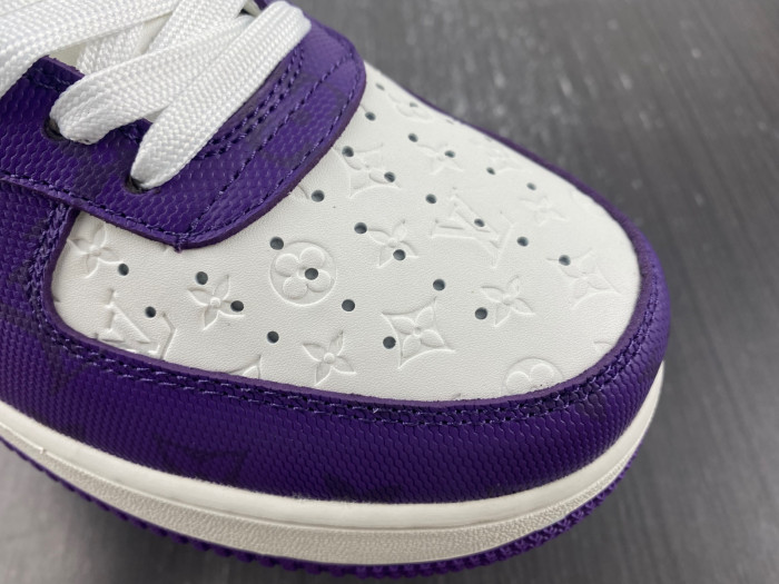 l**isV*t*n x nike air force lv purple 20230213