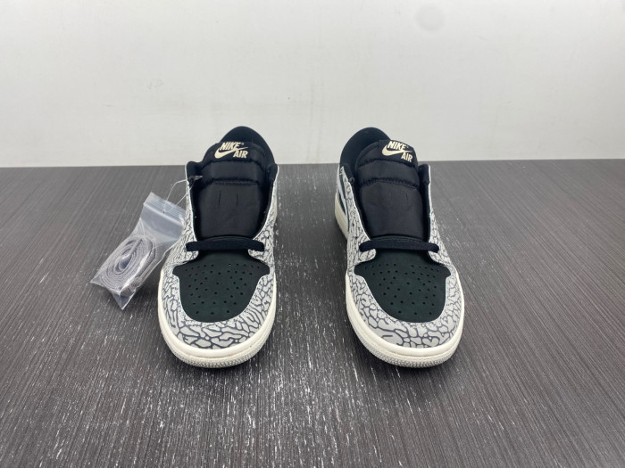 jordan 1 retro low og black cement cz0790-001