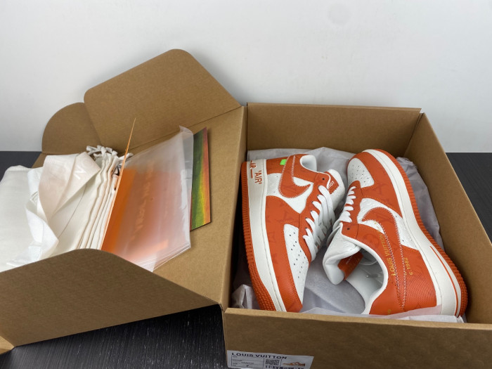l**isV*t*n x nike air force lv orange 20230303