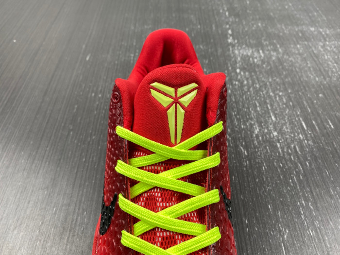 nike kobe 6 protro “reverse grinch” fv4921-600