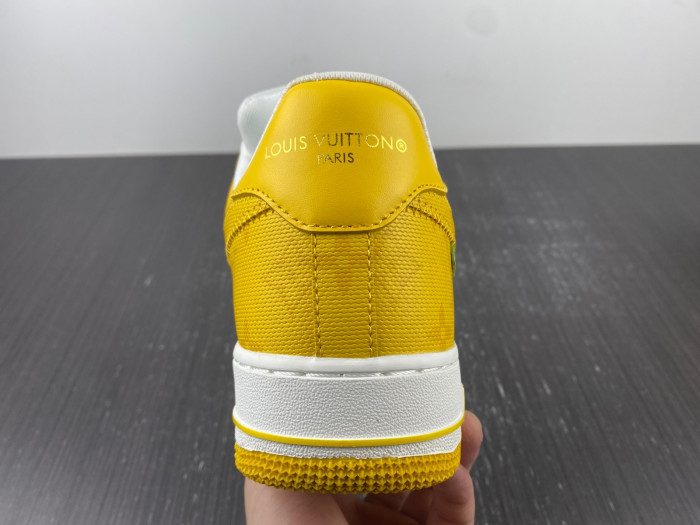 l**isV*t*n x nike air force lv yellow 20230213