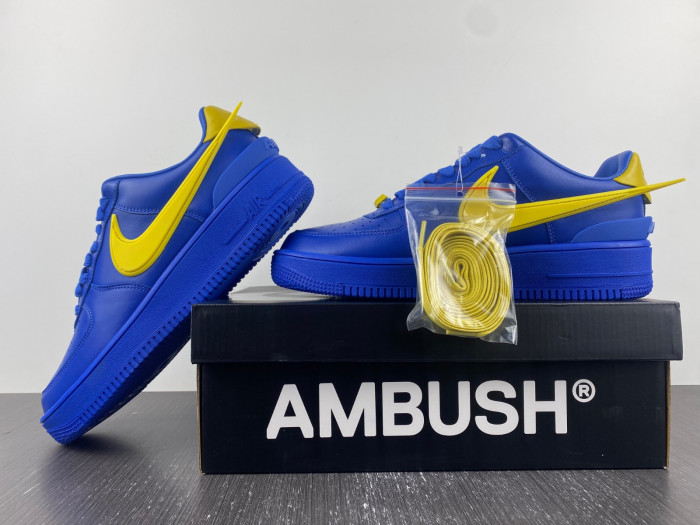 nike air force 1 low sp ambush game royal style dv3464-400