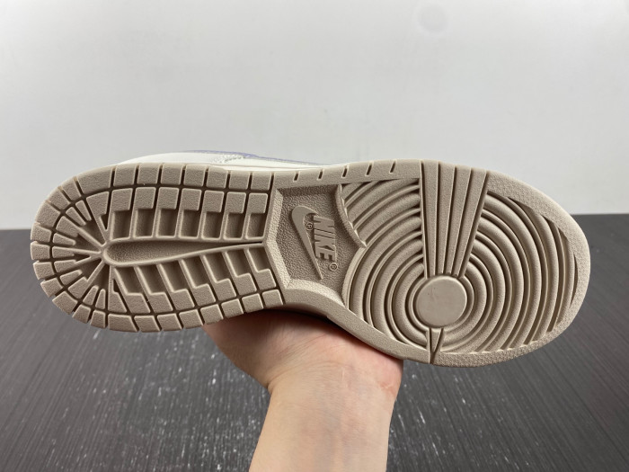 nike dunk low ess sail oxygen purple (women