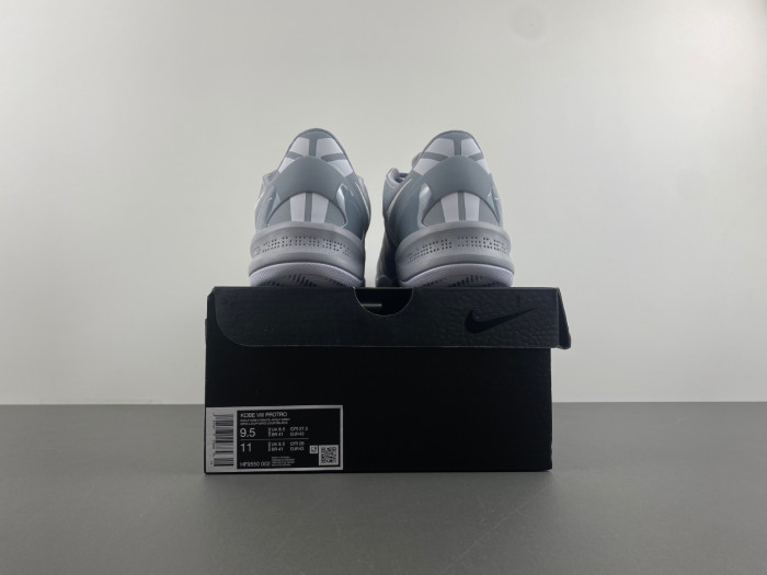 nike kobe 8 protro "wolf grey" hf9550-002