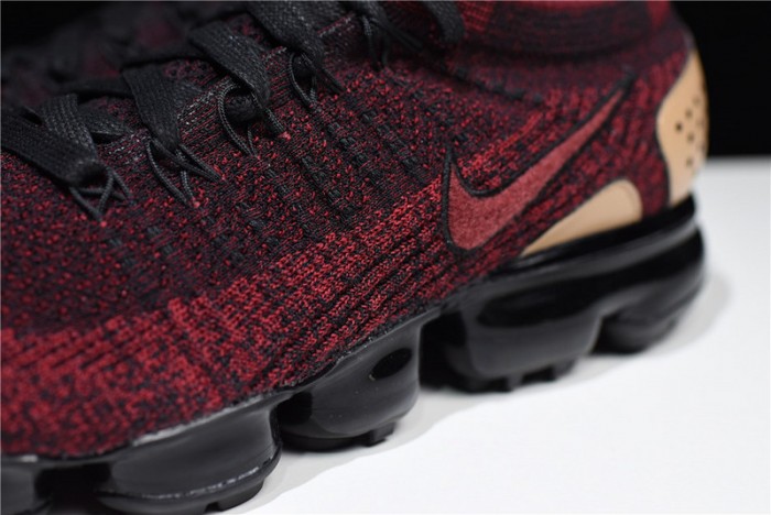 nike air vapormax flyknit 2 nrg team red vachetta tan at8955-600