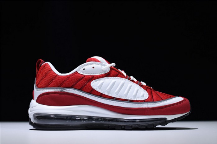 nike mens air max 98 “gym red” white/black-gym ah6799-101