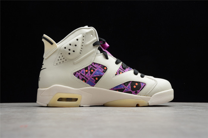 air jordan 6 retro quai54 sail black cz4152-101