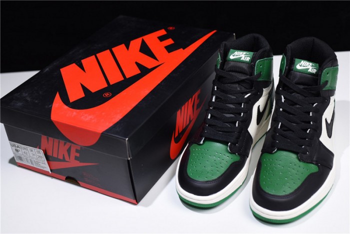 air jordan 1 high og nrg pine green/sail-black 555088-302
