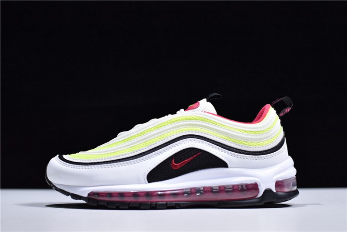 nike air max 97 white rush pink black volt cj9978-100