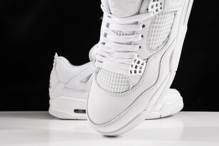 air jordan 4 retro “pure money” white 308497-100