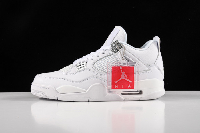 air jordan 4 retro “pure money” white 308497-100