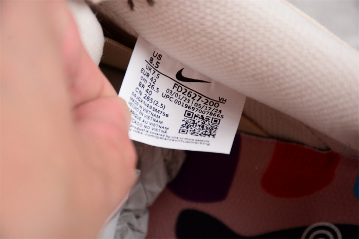 nike sb dunk low albino & preto fd2627-200