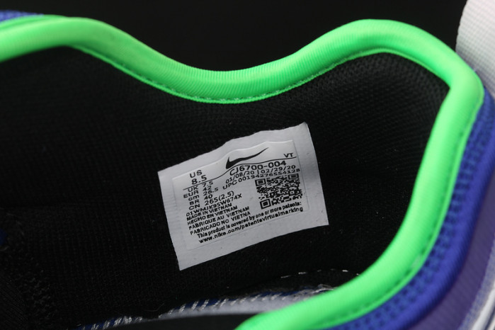 nike air max zoom 950 white purple green cj6700-004