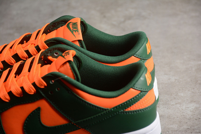 nike dunk low retro miami hurricanes dd1391-300
