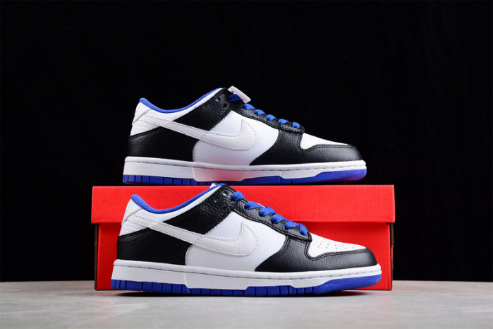 nike dunk low white/white-black-game royal fd9064-110