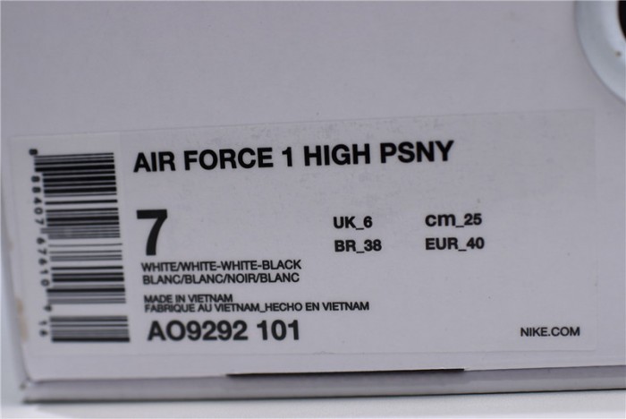 air force 1 high psny white ao9292-101