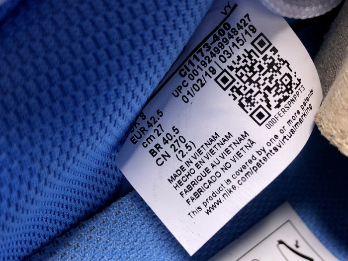 off-w x nike air force 1 mca university blue ci1173-400