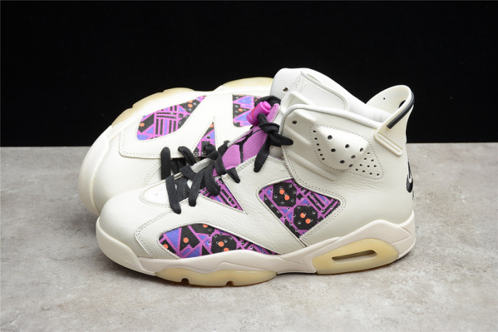 air jordan 6 retro quai54 sail black cz4152-101