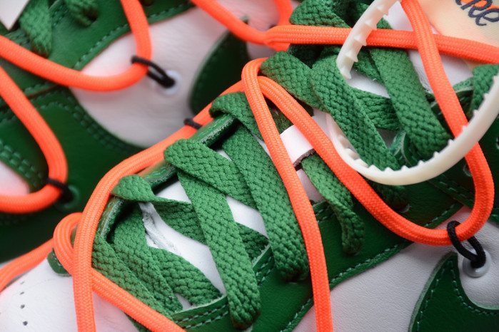 off-w x nike dunk low pine green ct0856-100