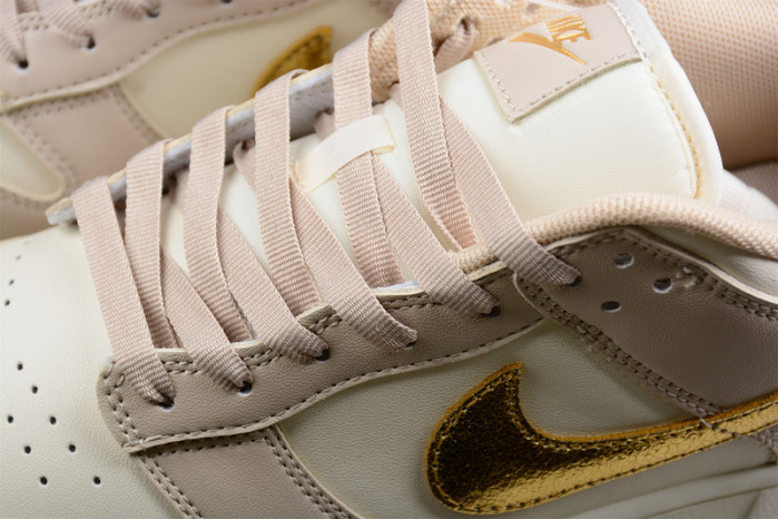 nike dunk low phantom metallic gold dx5930-001