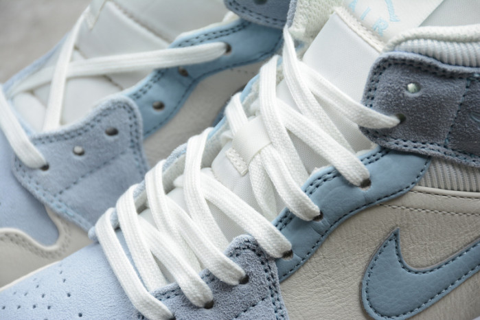 airjordan 1 mid mixed textures blue da4666-100