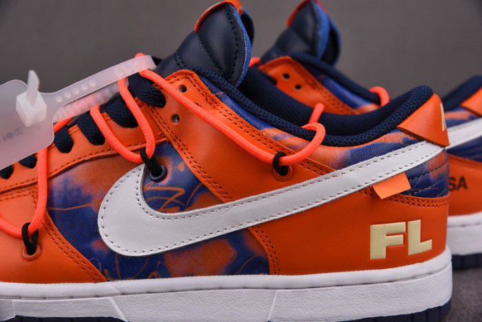 off-w x nike dunk low orange purple ct0856-801