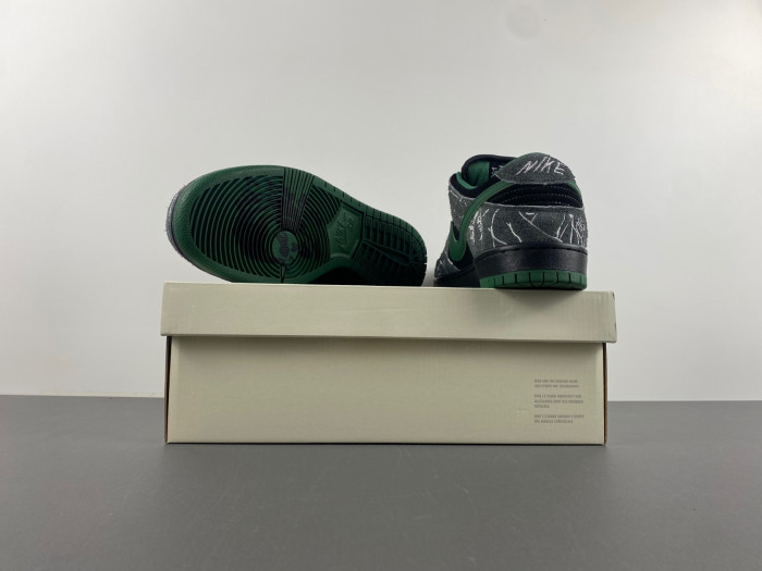 there skateboards x nike sb dunk low hf7743-001