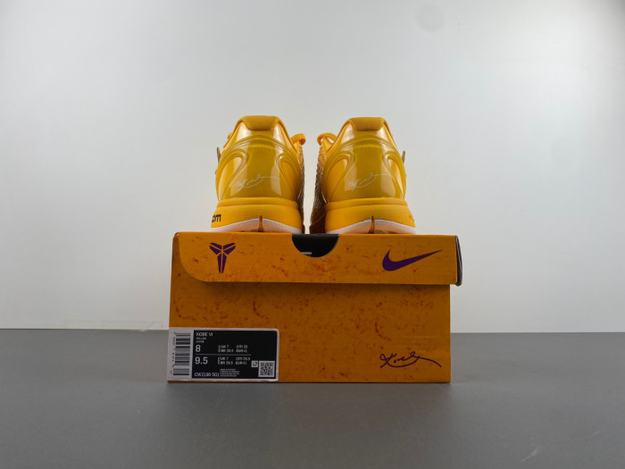 nike kobe 6 ow protro “mambacita” cw2190-501