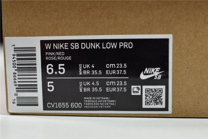nike sb dunk low “pink pig” cv1655-600
