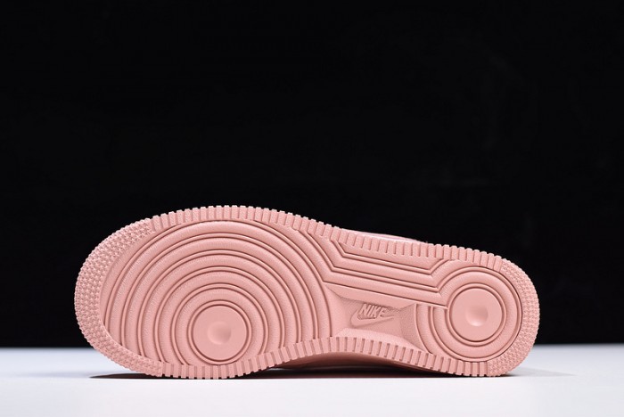 nike air force 1 07 suede women lifestyle shoe pink aa1117-601