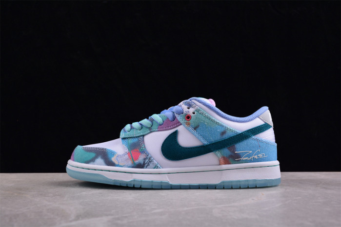 nike sb dunk low futura laboratories bleached aqua hf6061-400