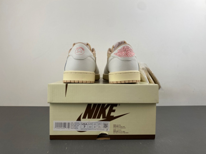 Air Jordan 1 Low Travis Scott Sail DM7866 106