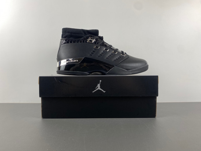 Air Jordan 17 OG Low Black Chrome 2024 303891-004