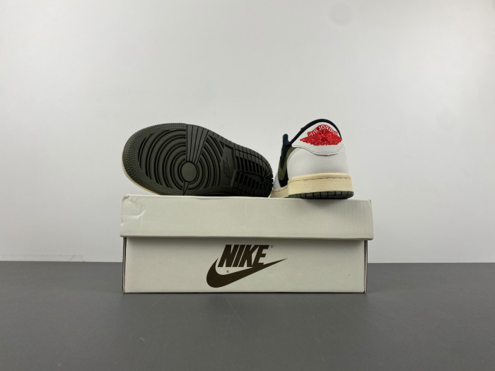 TRAVIS SCOTT X AIR JORDAN 1 LOW Olive KIDS DZ5909 106