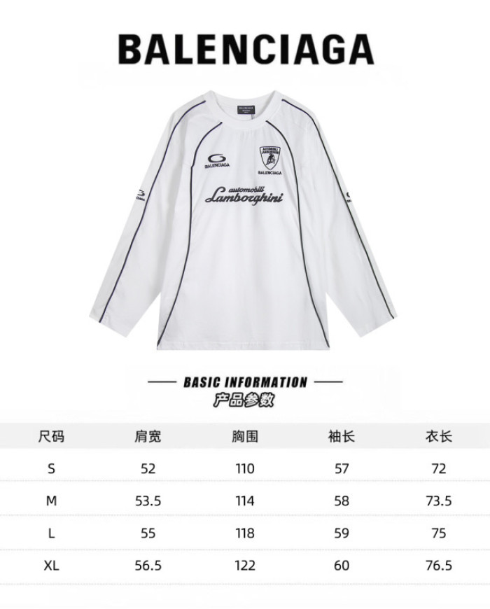 Balenciag* LONG SLEEVES Bh035