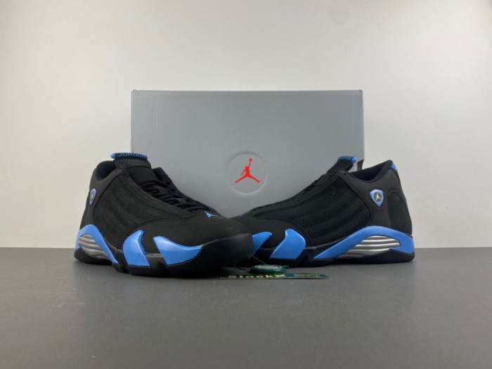 Air Jordan 14 Black University Blue 487471-002