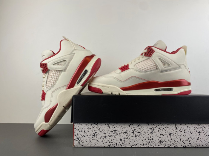 Air Jordan 4 Retro Pale Ivory Sierra Red HV0823-108
